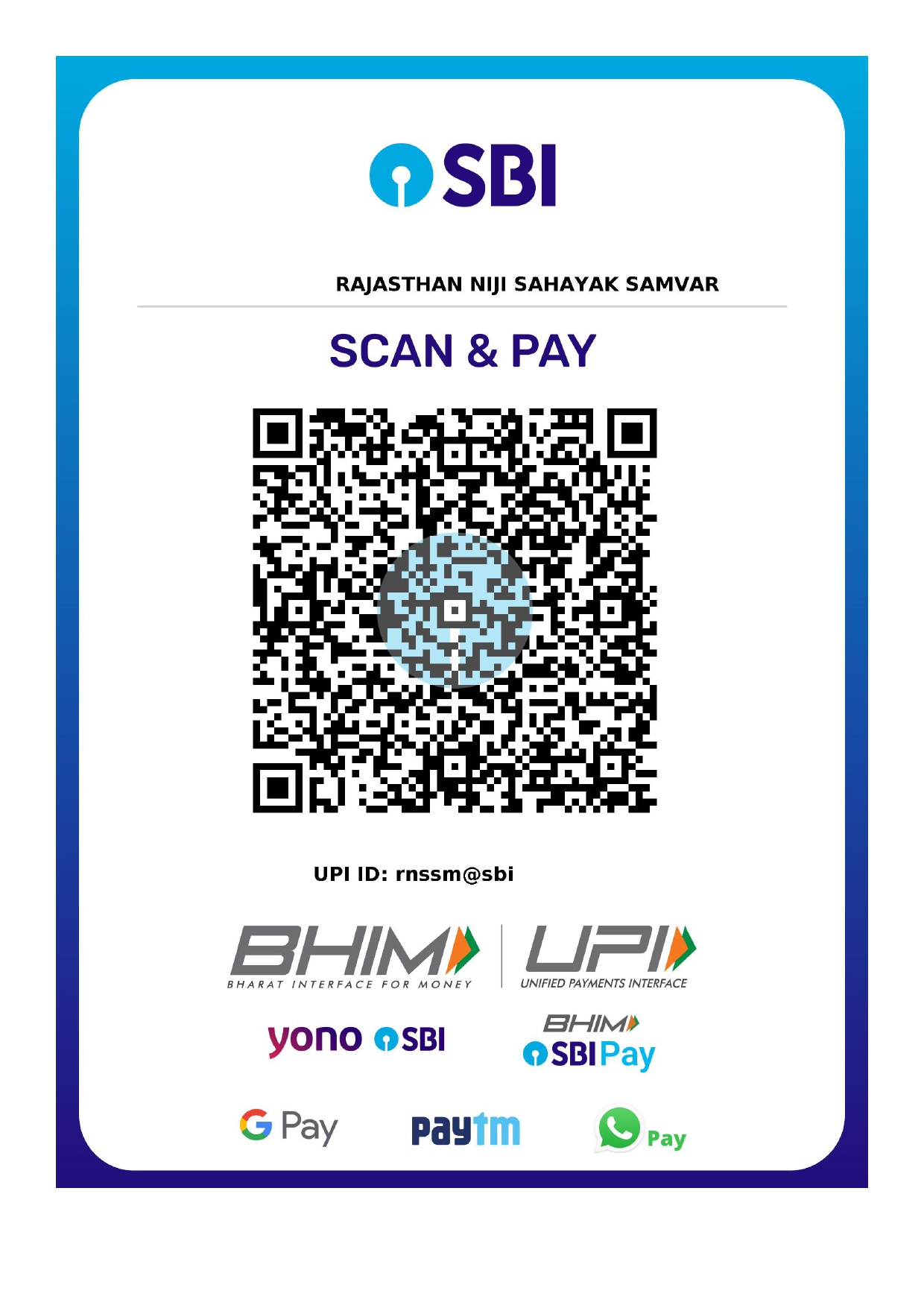 SBI QR Code